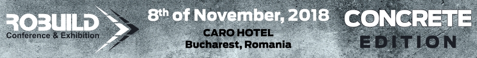 ROBUILD Conference & Exhibition - CONCRETE EDITION  8th November - Caro Club Bucharest
