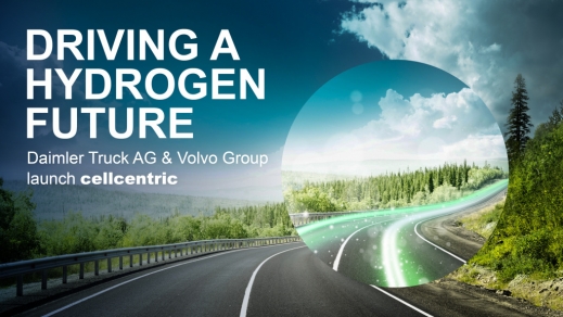 Daimler Truck AG și Volvo Group, pe deplin angajate în dezvoltarea sistemelor de propulsie cu hidrogen, lansează noul joint venture cellcentric
