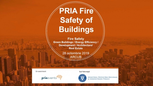 Siguranța clădirilor la incendiu va fi dezbătută în cadrul PRIA Fire Safety of Buildings Conference la București