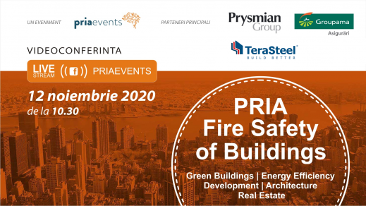 PRIA Fire Safety of Buildings ONLINE, 12 noiembrie 2020